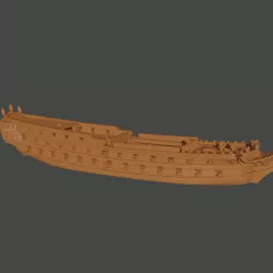 $5.99NE: Dutch 68-gun Ship-of-the-Line (1770s-1800s)