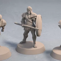 $5.99Realm of Eros Soldiers with Spears and Shields (3 unique miniatures)