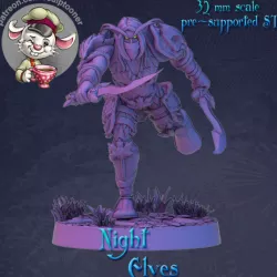 $6.00Night elf rogue attack armored male