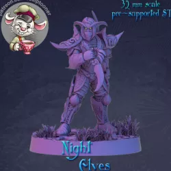 $6.00Night elf rogue calm man