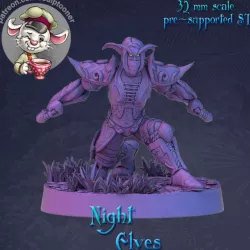 $6.00Night Elf rogue crouching male