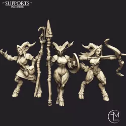 $6.00Satyr Ladies - 3 Units (AMAZONS! Kickstarter)