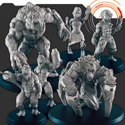 $6.00Sci-fi Alien Hive Set [Support-free]