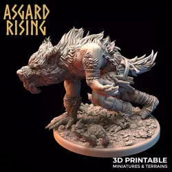 $6.00Shapeshifter Ulfhednar WereWolf PRESUPPORTED