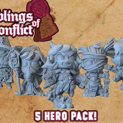 $6.00Siblings of conflict 2nd 5 hero pack