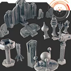 $6.50Sci-fi Scenery - Galactic Council [Support-free]