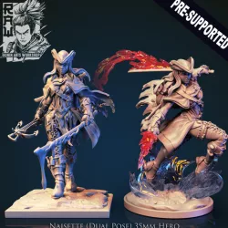 $6.99Naisette The Demon Hunter - Idle and Action Pose