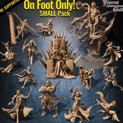 $60.00On foot only: THIEVES of the Shadowsands Guild SMALL Pack. [WITHOUT minis on flying carpets and WITHOUT Zaahid Giant Size]