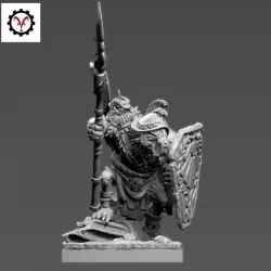 $7.00OGRE RAT WITH HALBERD AND SHIELD