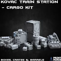 $7.00Sci-fi Boxes, Barrels & Crates - Cargo Kit - Automata Collection
