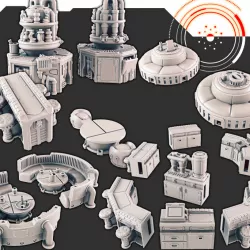$7.00Sci-fi Scenery - Modular Cantina and Bar [Support-free]