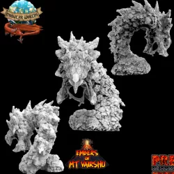 $7.50Obsidian Devourer (Lava Wyrm)