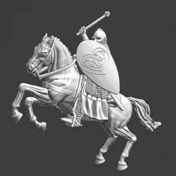 $7.50Russian medieval guard mounted with mace