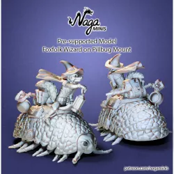 $7.99(Pre-supported) Fox Wizard on Pillbug Mount
