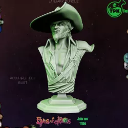 $7.99Rico, half-elf swashbuckler Bust