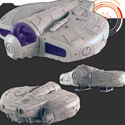 $8.00Sci-fi Vehicles: Buzzard Bounty Hunter Ship [Support-free]