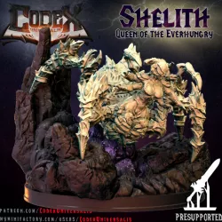 $8.00Shelith, Queen of the Everhungry (Attack pose + scenic base)