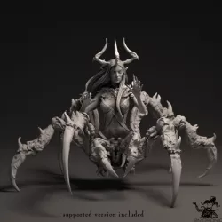 $8.00Spider Goddess of the Dark Elves (3 inch/75 mm base, 2+ inch/54 mm height miniature)