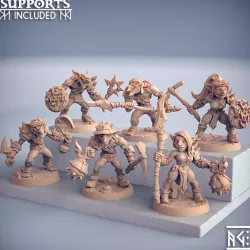 $9.00Sparksoot Goblins - 6 Modular