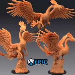 $9.90Peacock Griffin Set / Exotic Gryphon / Rare Flying Hybrid Encounter