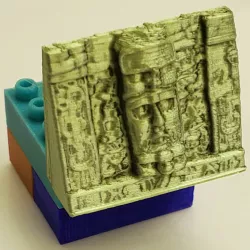 Montini Maya Temple of Masks Left (Lego Compatible)