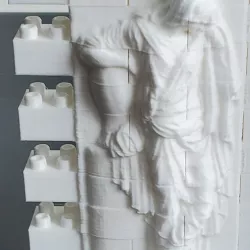 Montini Princess Sofia Tombstone Wall Set (bulding bricks Compatible)