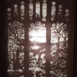 Montini Stained Glass Window Lithophane (Lego Compatible)