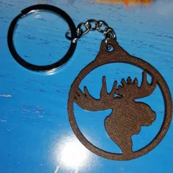 moose keychain