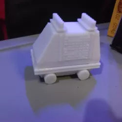 Mouse droid action figure, pip wheels and lower carriage