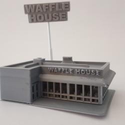 waffle house scale 3d models 【 STLFinder