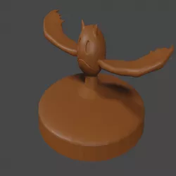 Naruto Inspired, Deidara Clay bat tabletop miniature