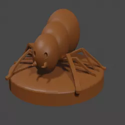 Naruto Inspired, Deidara Clay spider tabletop miniature