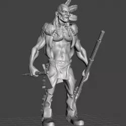 Native Warrior "Little Bear" - Wild West Action