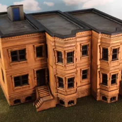 New York Brownstone building