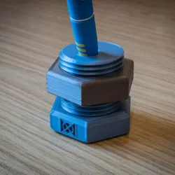 Nut & Bolt Craft Knife Block