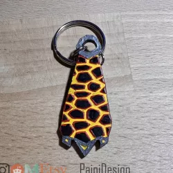 Old School Runescape Infernal Cape Keychain