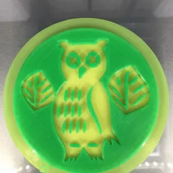 Owl drinkcoaster