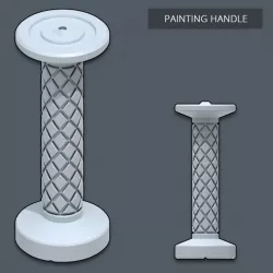 Painting Handle - Trains & Rails World - STL files for 3D printing