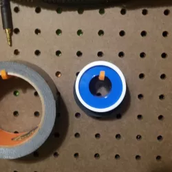 Pegboard Tape Holder