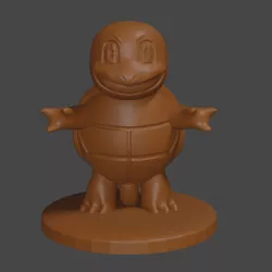 Pokemon inspired, Squirtle Tabletop DnD miniature