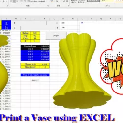Print a Vase directly
