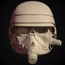 printable hellghast helmet