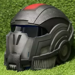 printable sci fi N7 mass effect helmet