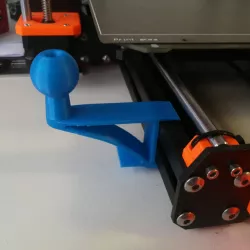 Prusa MK3/S Extrusion Profile Base Clip for flexible Camera Arm (Teaching Tech)