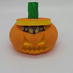 Pumpkin with owls