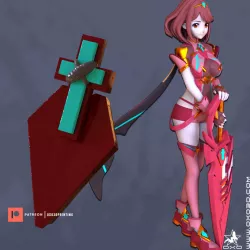 Pyra Xenoblade Cross Cosplay