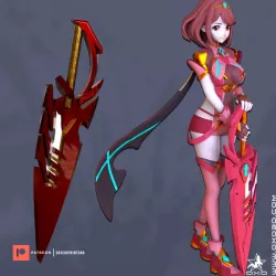 Pyra Xenoblade Weapon for Cosplay