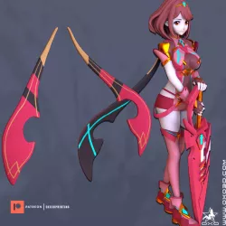 Pyra Xenoblade Wing Cosplay