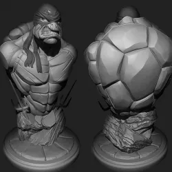 Raphael fanart LowPoly
