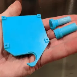 Raspberry Pi 4 and Pi camera peephole mount